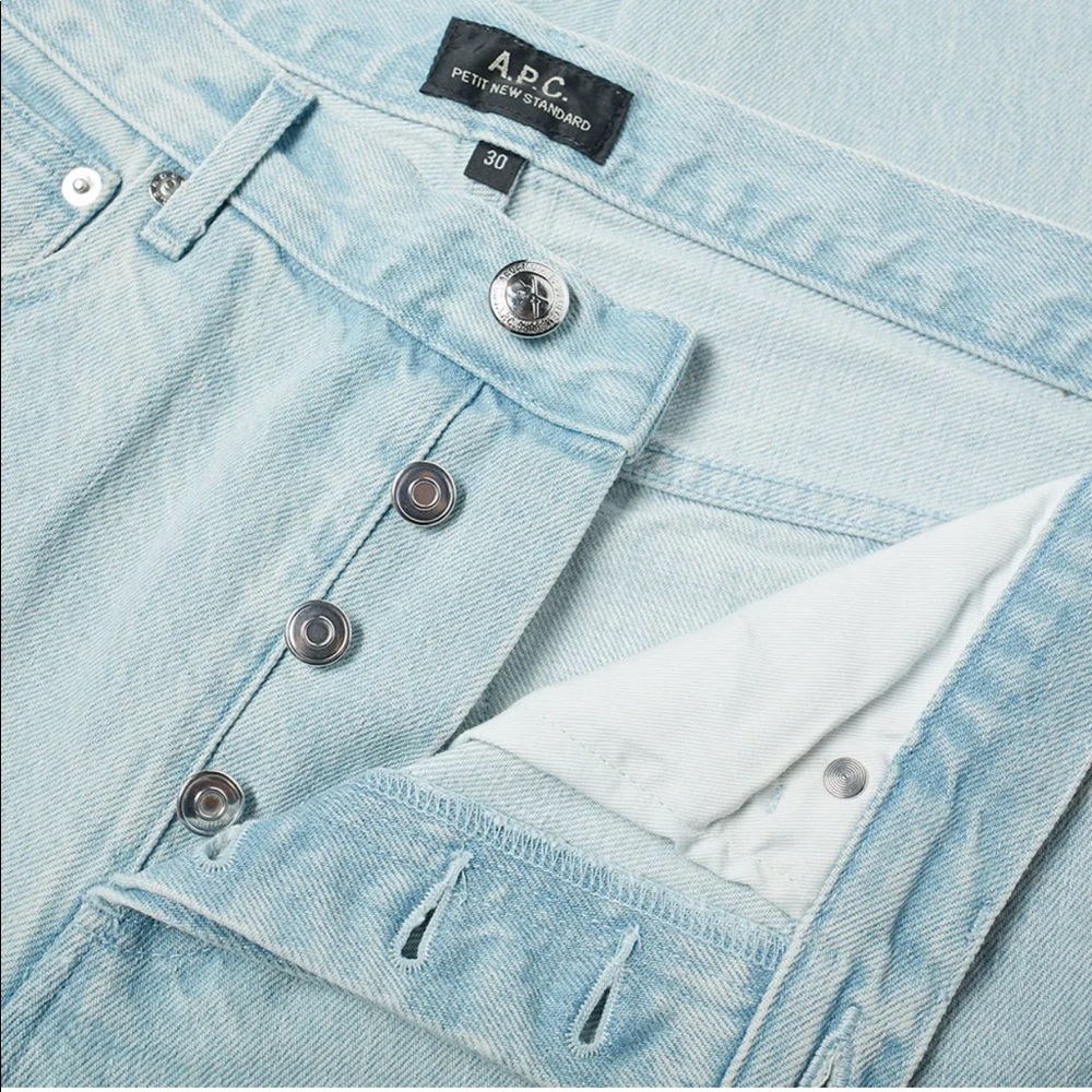 APC petite standard wash indigo denim W: 30.